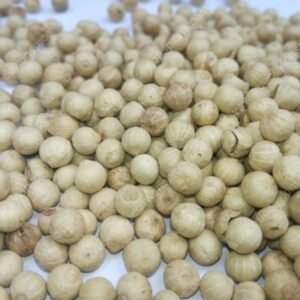 Certified Organic Sri Lankan White Pepper (Un-bleached Peppercorns)